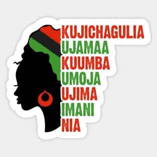 Kwanzaa, The Seven Principles of Kwanzaa Sticker